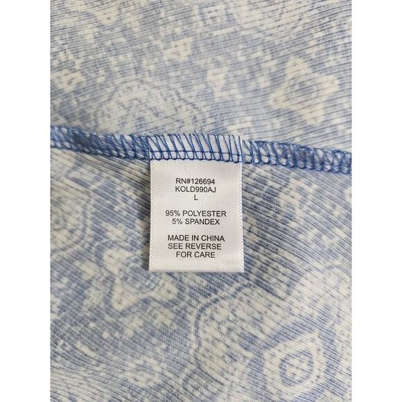 Live to Be Spoiled Kohl's ~Juniors Size L~ Blue Dedallion Mini Dress Unlined NWT - Picture 3 of 16